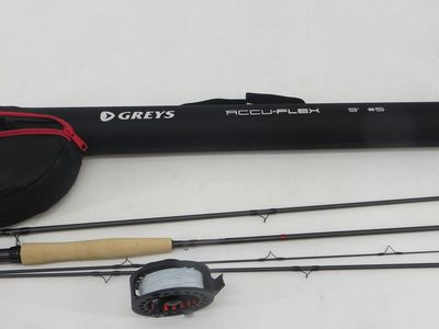Greys Accuflex Combo 9 ft 5-Weight Fly Rod, Reel & Line 2037398 #106726