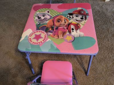 Paw Patrol Table and Chairs