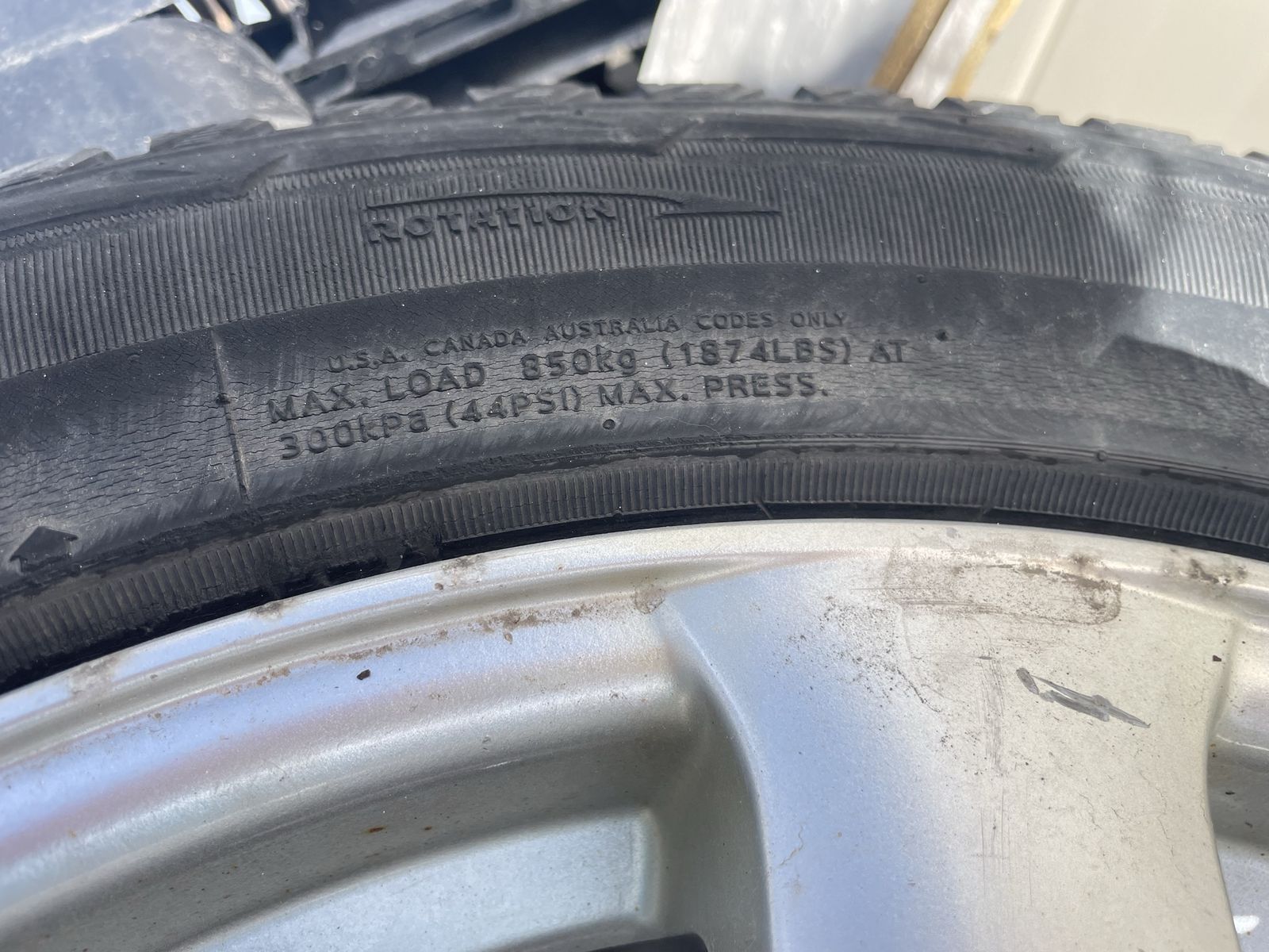 Hankook studded snow Tires