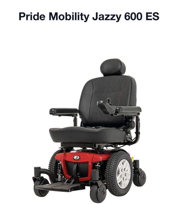 Power wheel chair Pride mobility jazzy 600 es