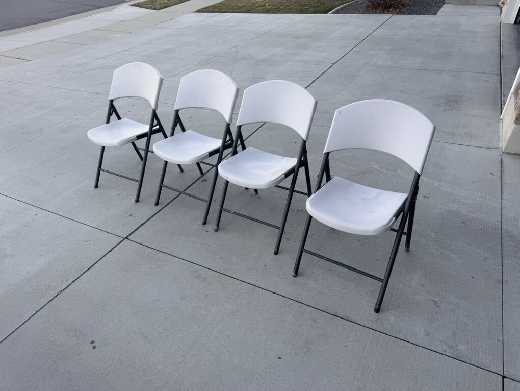 4 Lifetime Chairs