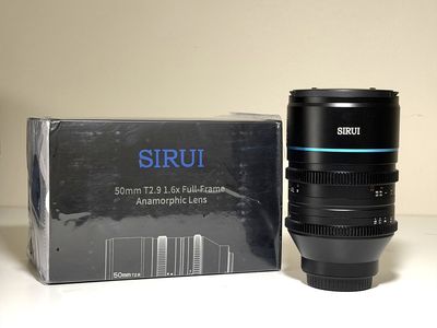 Sirui 50mm T2.9 Anamorphic Lens (Sony E Mount)