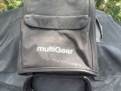multiGear Black Padded Instrument Case Gig Bag with Zippered Pockets