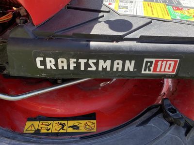 CRAFTSMAN R110 30" Riding Lawn Mower - Red, Compact, Easy-to-Use