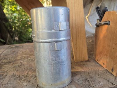 Vintage Coleman Aluminum Camping Water Bottle Canteen