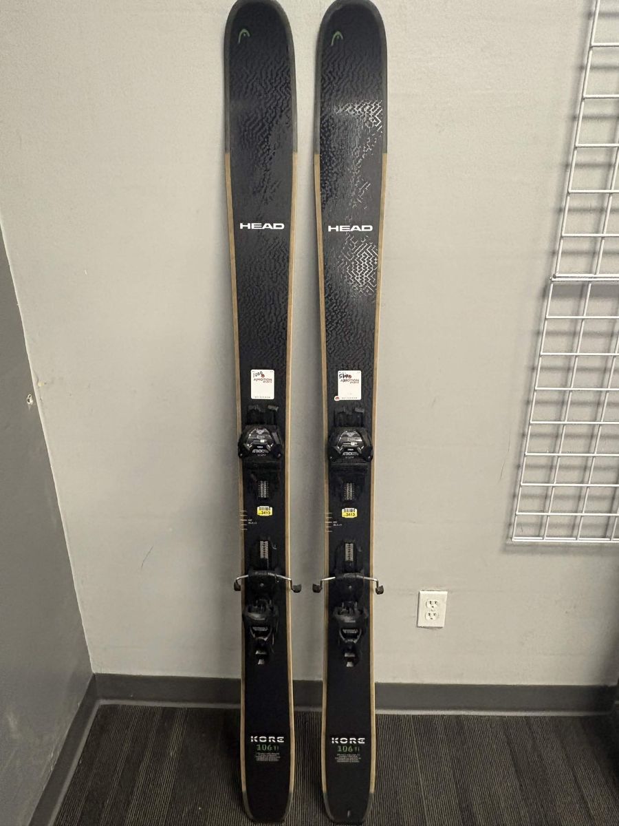 New 2026 Head Kore 106 Ti Ski w/ Tyrolia Attack lyt 13 Demo Bindings - 170cm