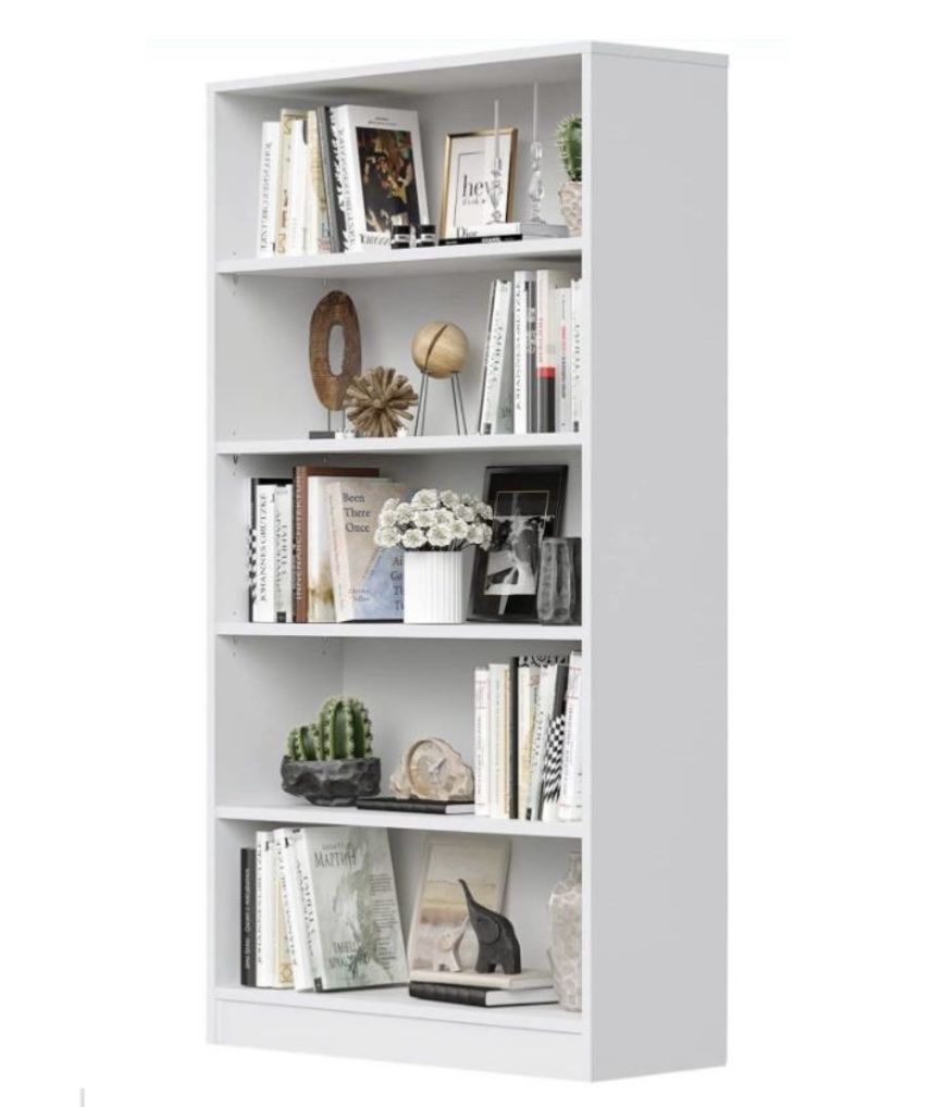 New in Box White Book Case