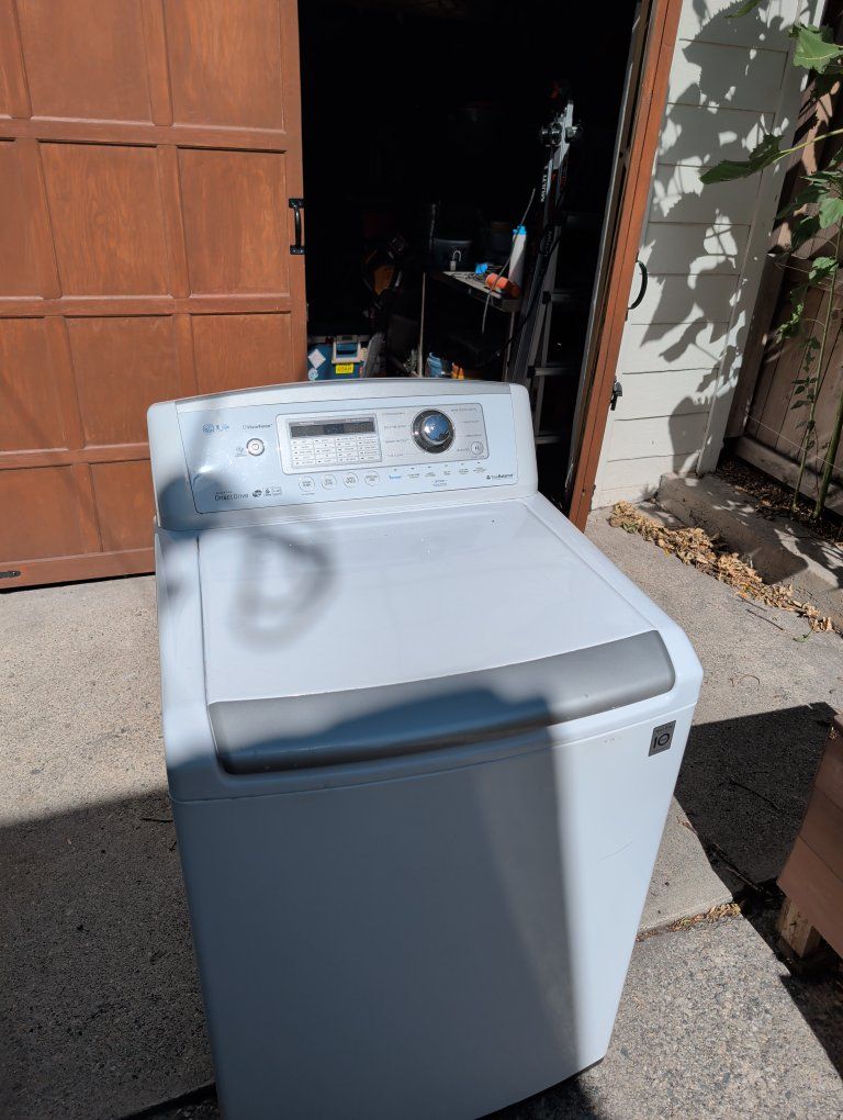 LG WaveForce 4.7 Cu. Ft. Top Load Washer White - TrueBalance Inverter Direct Drive