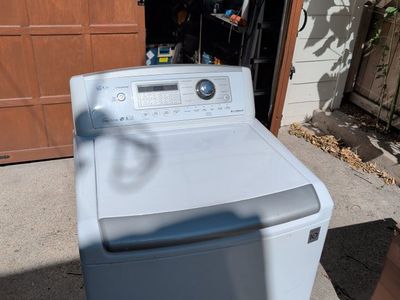 LG WaveForce 4.7 Cu. Ft. Top Load Washer White - TrueBalance Inverter Direct Drive