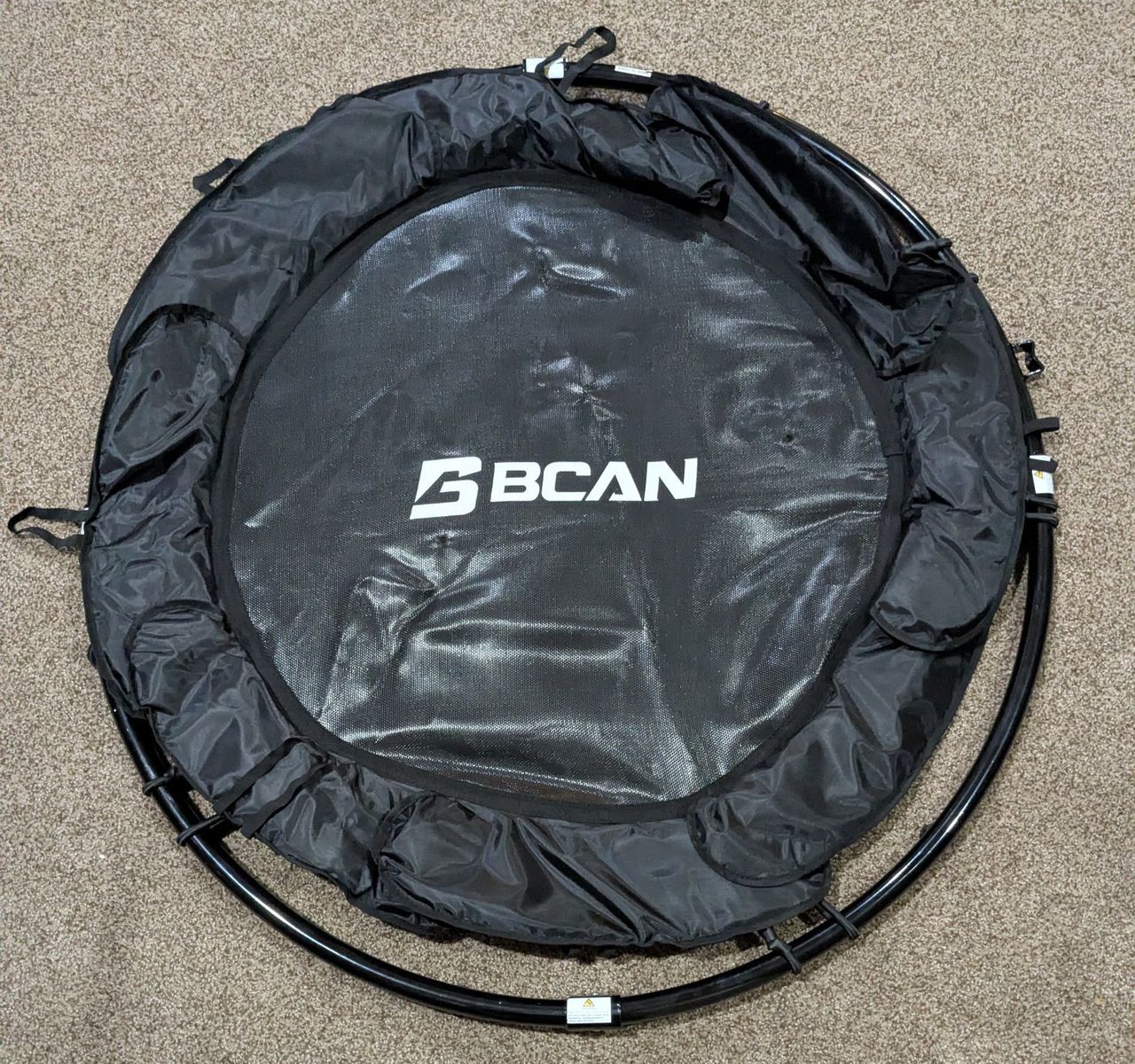 BCAN 40" Bungee Foldable Mini Trampoline Rebounder