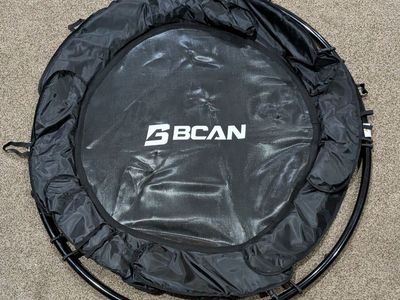 BCAN 40" Bungee Foldable Mini Trampoline Rebounder