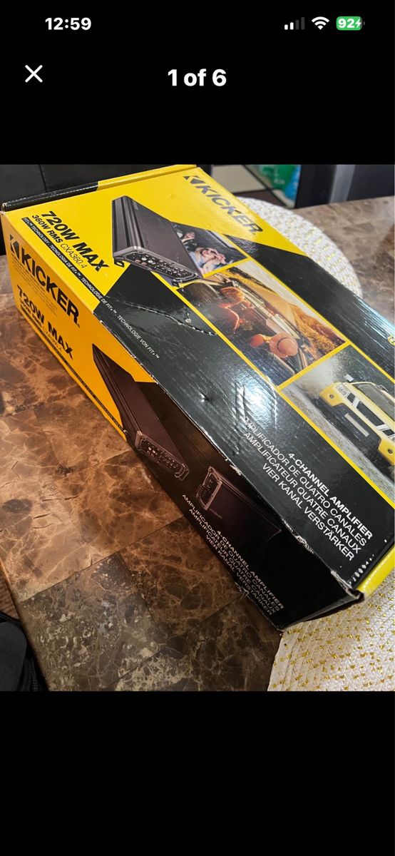 Kicker CXA360.4 4-Channel Amplifier