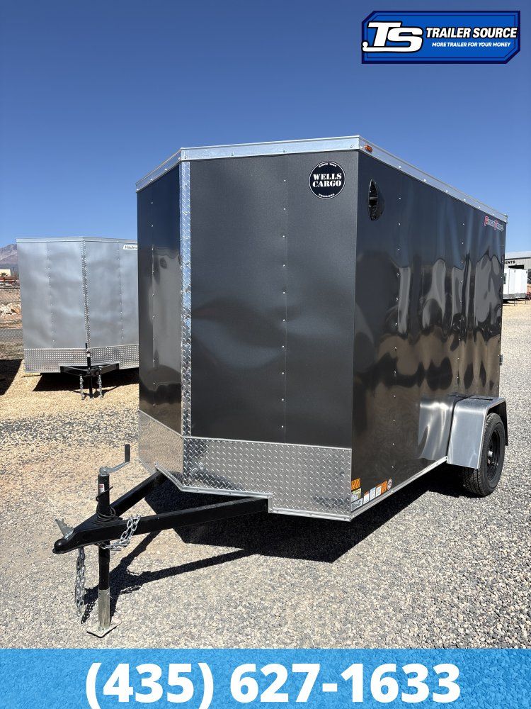 6x10 Wells Cargo Fast Trac Deluxe Enclosed Cargo Trailer - 6'6" Interior - 3.5K GVWR -