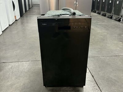 NEW WHIRLPOOL 18 INCH BLACK BUILT IN DISHWASHER