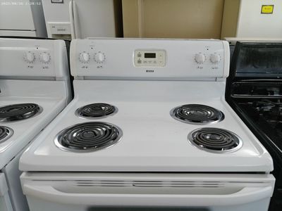 White Coil Top Electric Stove~90 Day Guarantee~Can Deliver
