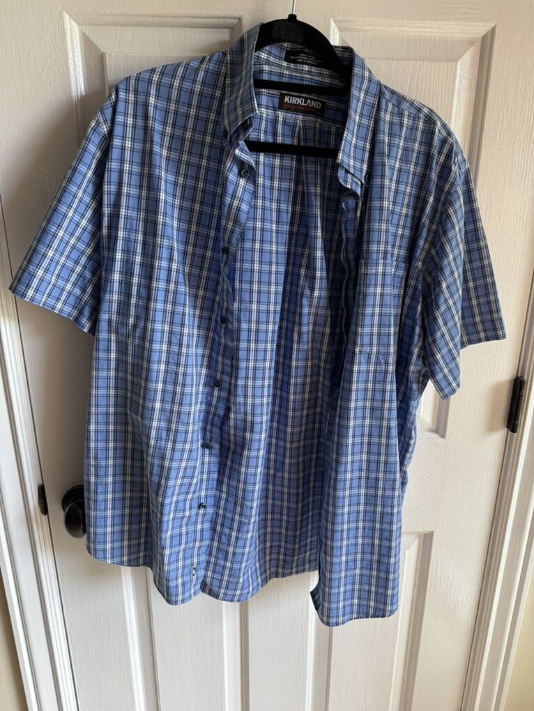 Kirkland Plaid Shirt Size Large