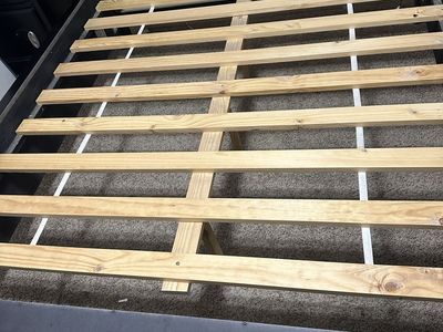Wooden bed frame