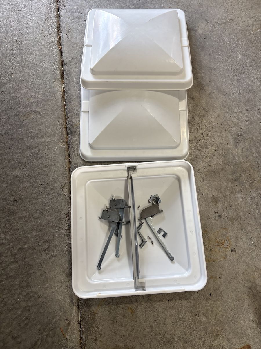 RV or trailer roof vents like new