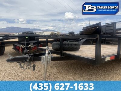 7x14 7 Sons 7X14 SINGLE AXLE Utility Trailer - 3.5K GVWR -