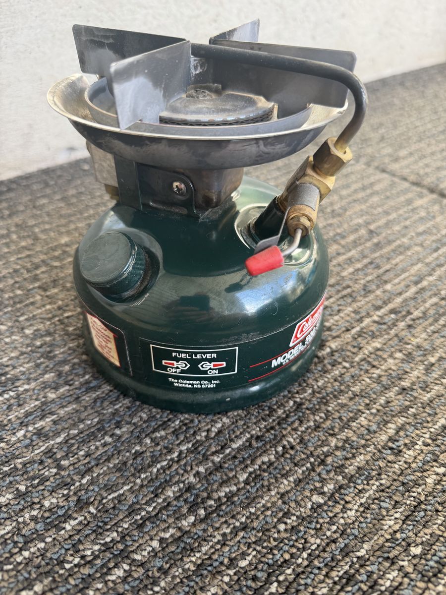 Vintage Coleman Model 508 Single Burner Stove Camping Hiking