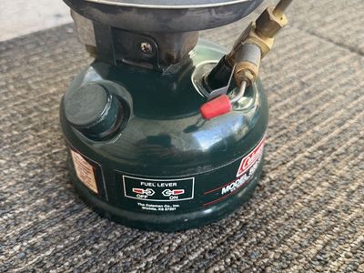 Vintage Coleman Model 508 Single Burner Stove Camping Hiking