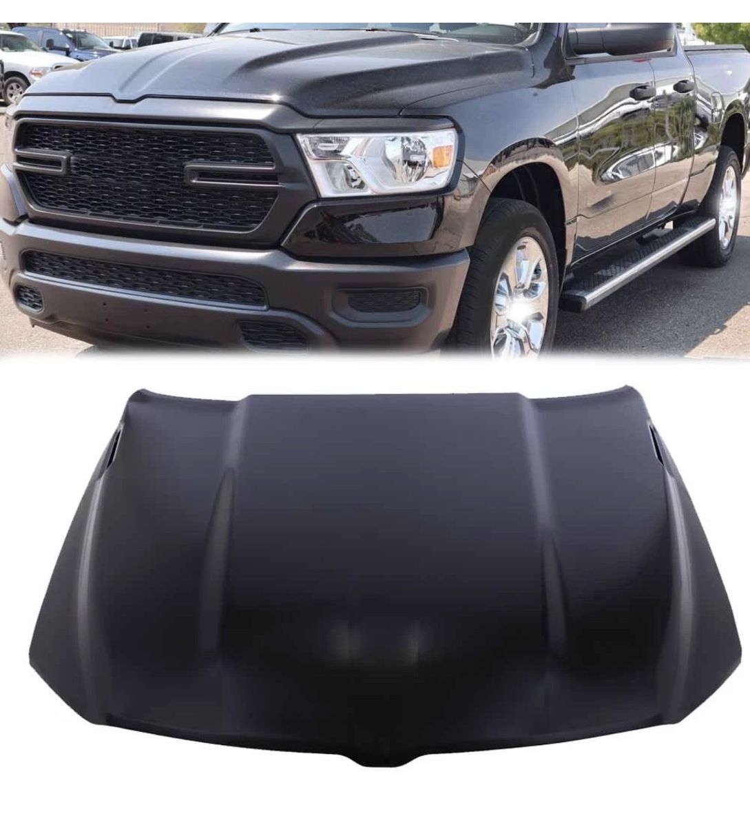 Ram 1500 primer hood
