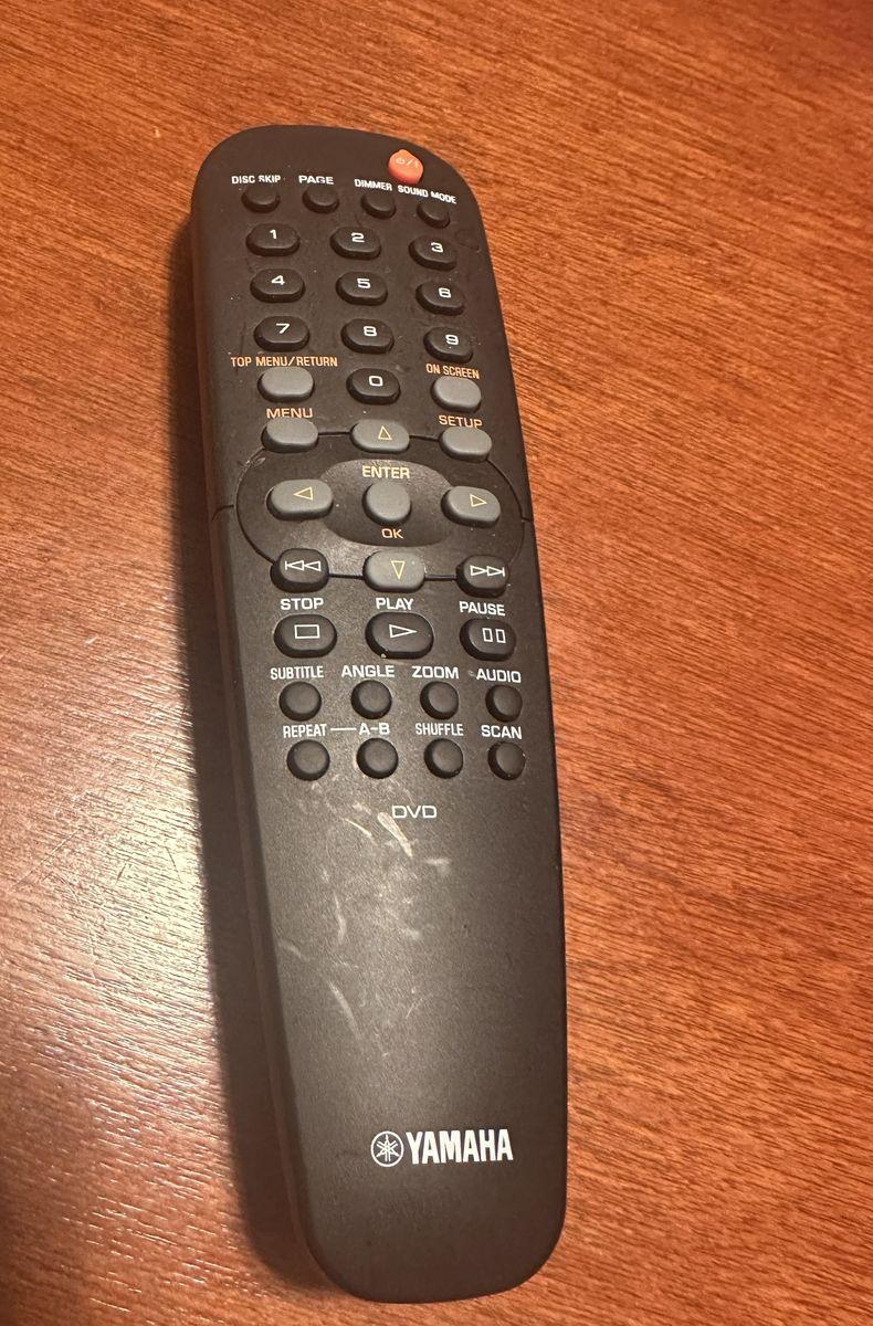 YAMAHA remote (OEM RC19237010) controls DVD C750 C950 DV-C6770 etc