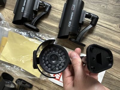 Professional-Looking Security Cameras (Decoy/Dummy) – Scare Off Thieves for Cheap