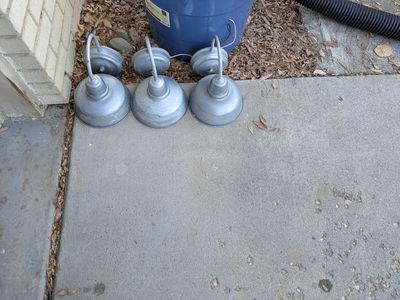 Farmhouse curved neck lights (set of 3)