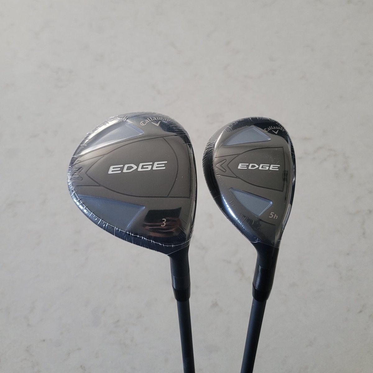 NEW-Callaway Edge 3 Wood and 5 Hybrid Stiff
