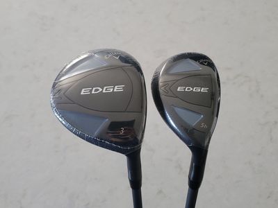 NEW-Callaway Edge 3 Wood and 5 Hybrid Stiff