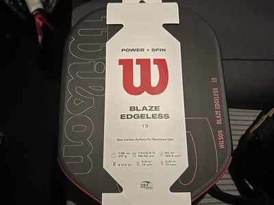 Pickleball Paddle - Wilson Blaze Edgeless 13