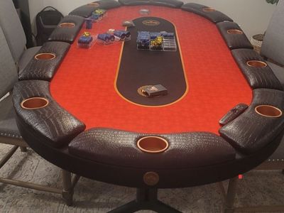Triton 90" Premium 10 player poker table.