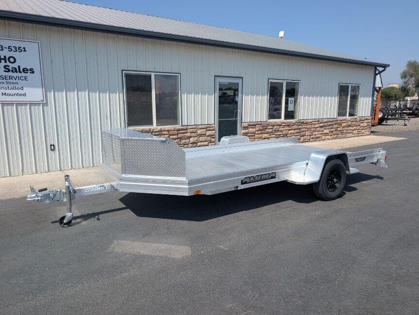 2027 Aluma UTR14S-R 78'x14' Utility Trailer w/ Front Box 3K Aluminum