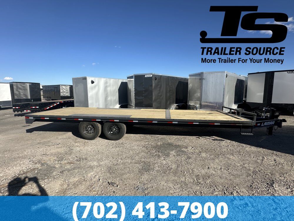 *SCRATCH N DENT* 8.5x24 Lamar F8 Deckover Equipment Trailer - 14K GVWR -