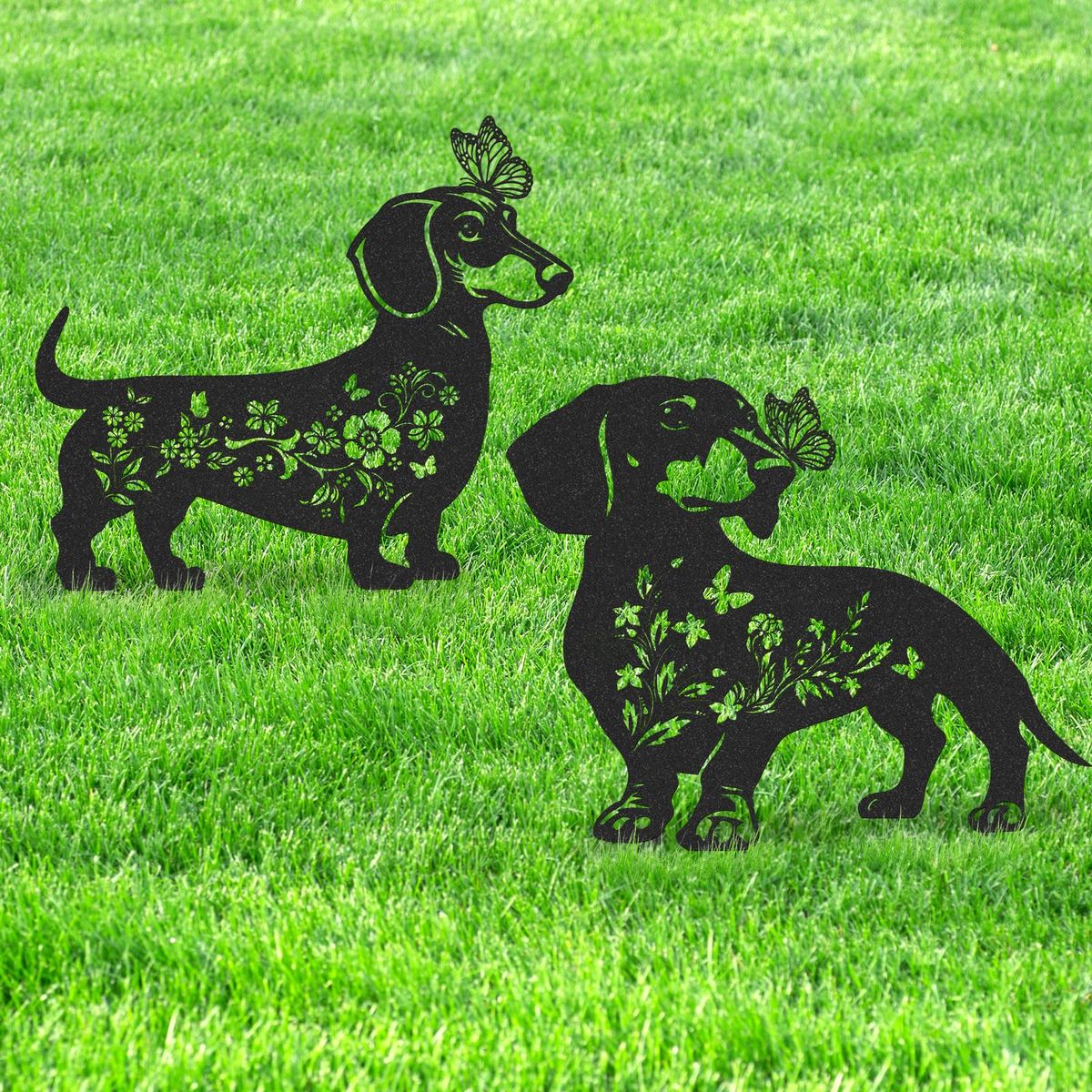 Dachshund Garden Stakes