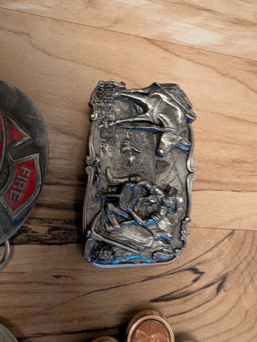 Gold Panner Belt Buckle