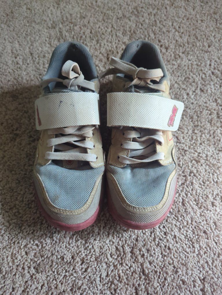 Teva Women's Mountain Biking Shoes - Beige & Grey Lace Up with Hook & Loop Strap size EU 37.5