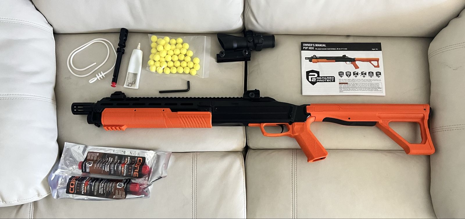 P2P HDX .68 cal.  Less lethal paintball marker.