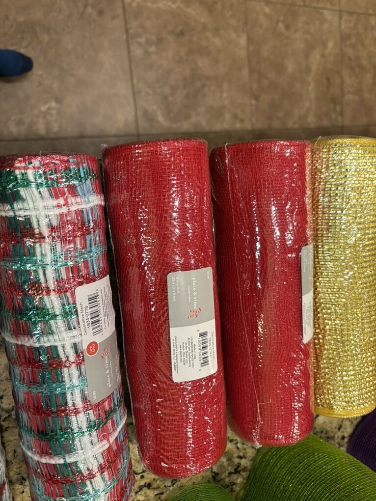 Craft Supplies For Wreaths (mesh and wire frames)