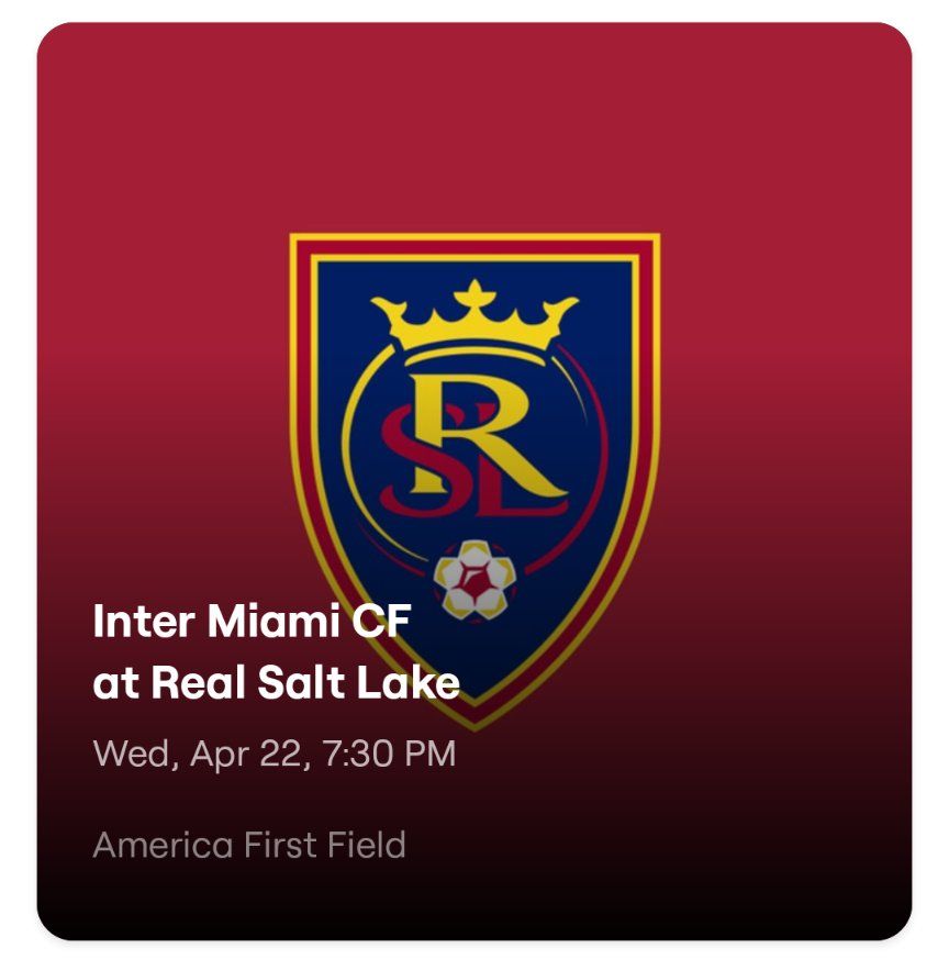 Inter Miami CF at Real Salt Lake Game