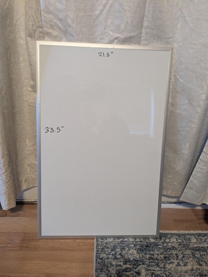 Big Whiteboard, 33.5 x 21.5 inches
