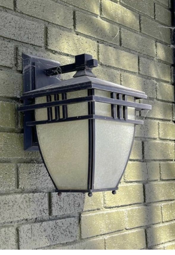 Lot Of 3 Outdoor Garage Lights