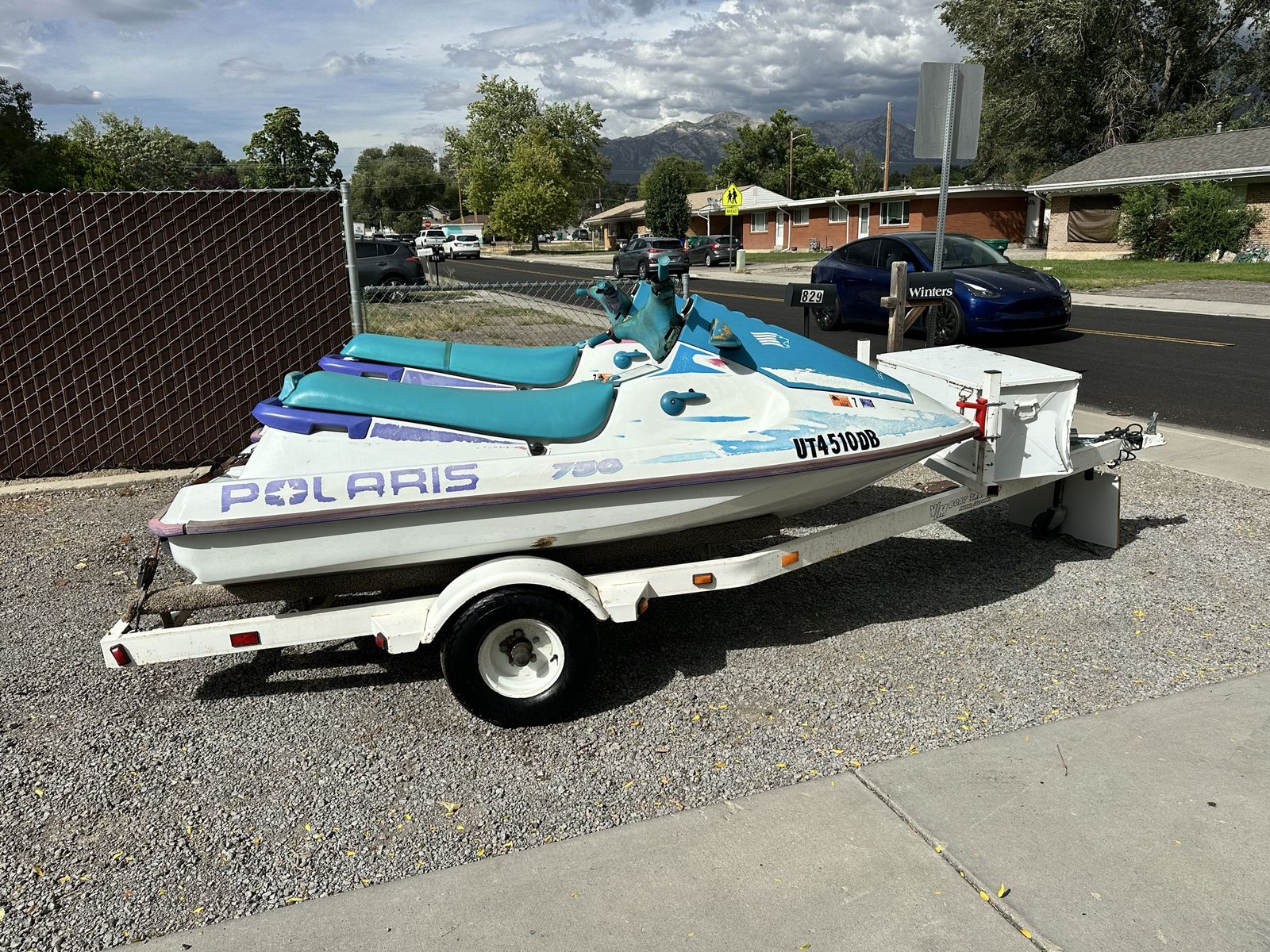 2 Polaris Jet ski’s and trailer