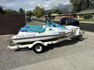 2 Polaris Jet ski’s and trailer