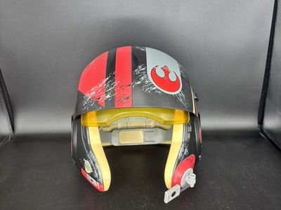 Red and Black Star Wars Fighter Helmet