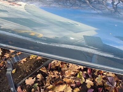 ARE truck bed cover damaged