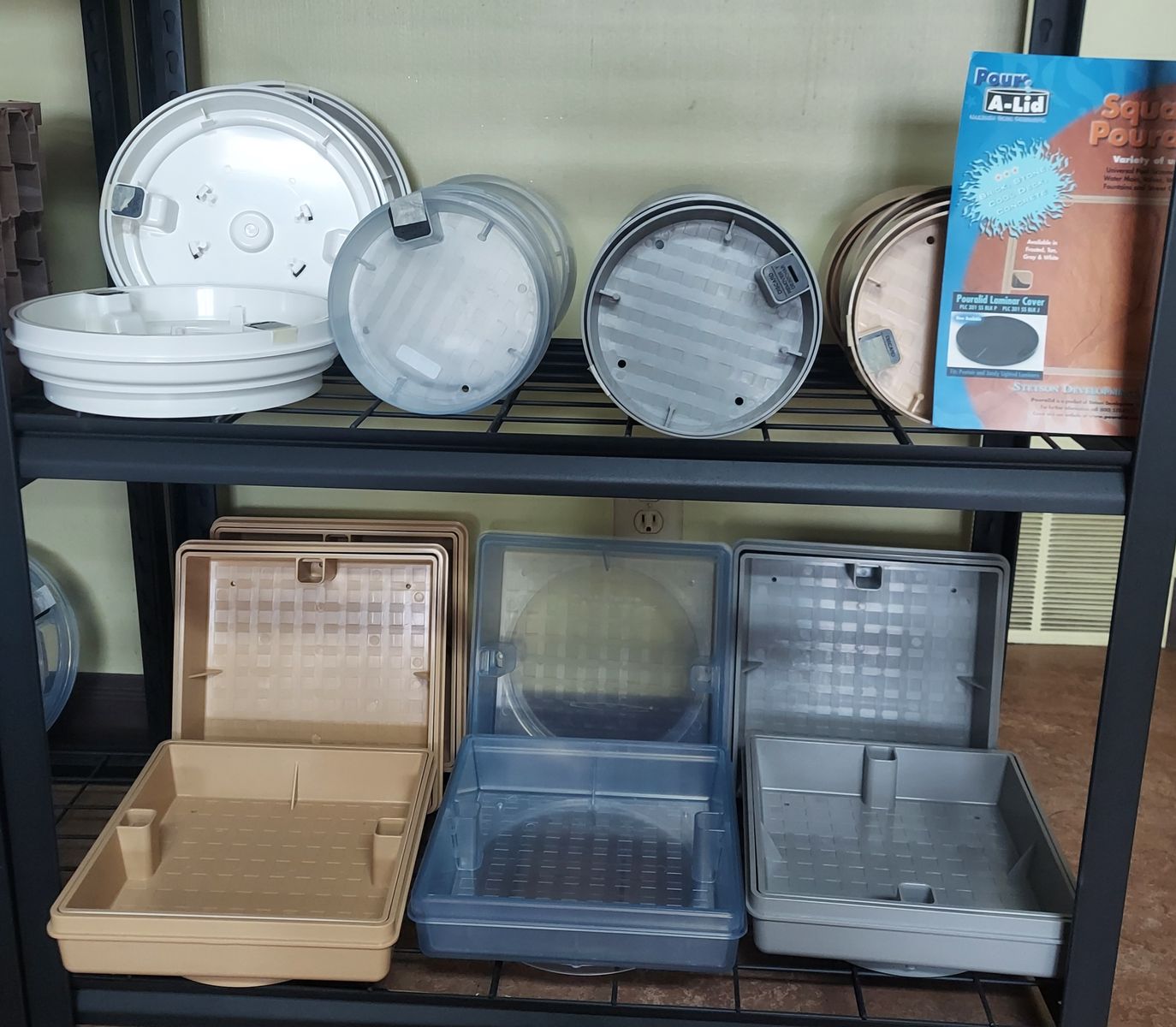 Pour A-Lid POOL SKIMMER COVERS