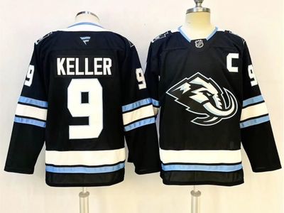 Clayton Keller #9 - Size: S & XXL - Utah Mammoth Black Home Jersey