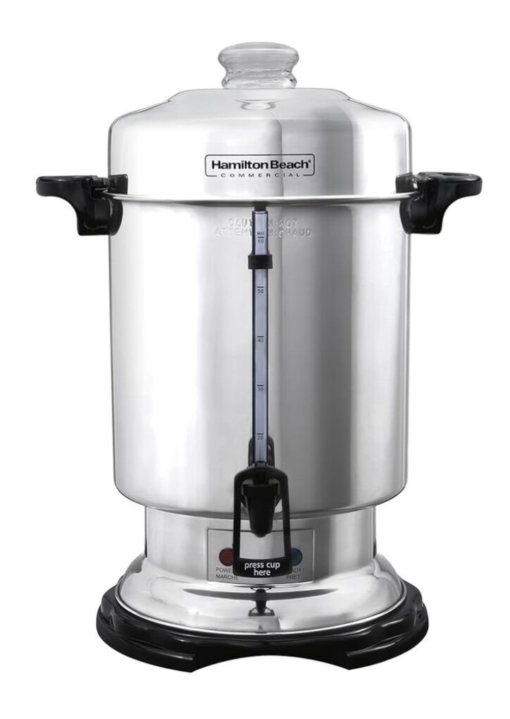 NEW...!   Coffee Maker 60 Cups Stainless Steel